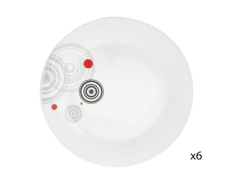 Joc 6 Plats Plans Instant Blanc