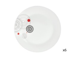 Juego 6 Platos De Postre Instant Blanc
