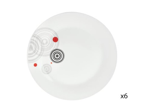 Joc 6 Plats De Postres Instant Blanc
