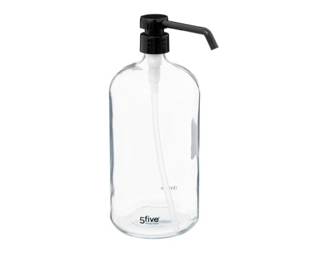 Dosificador De Jabón De Cristal Transparente