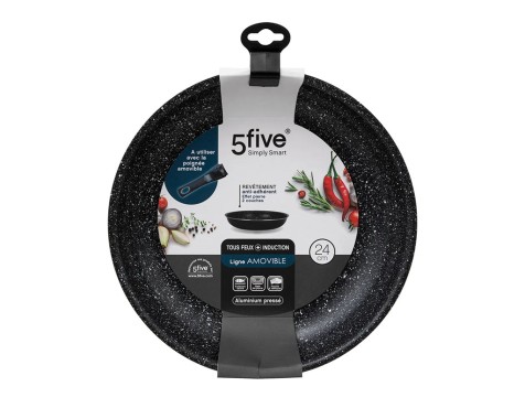 Paella Alumini Nansa Extraïble Negre ø240mm