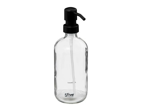 Dosificador De Sabó De Vidre Transparent