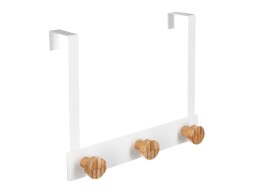 Penjador Per Porta 3 Ganxos Metàlic Blanc