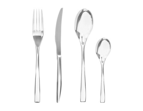 Set De Cubiertos Denali Inox 24un