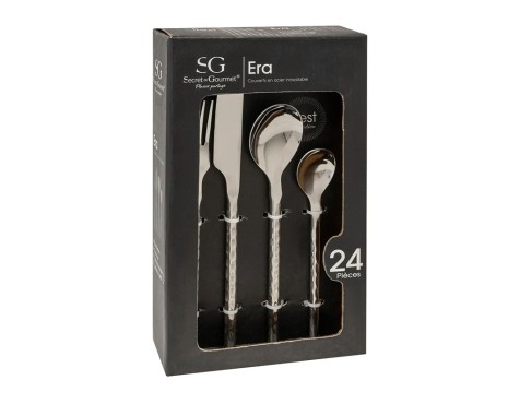 Set De Cubiertos Era Inox 24 Un