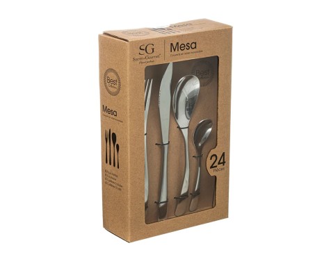 Joc De Coberts Mesa Inox 24 Un