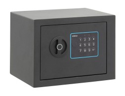 Caja Fuerte De Sobreponer Electronica Blue Grafito