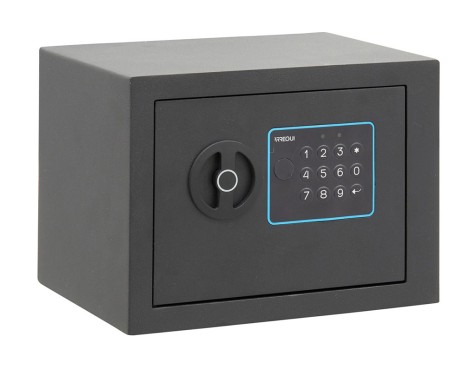 Caja Fuerte De Sobreponer Electronica Blue Grafito