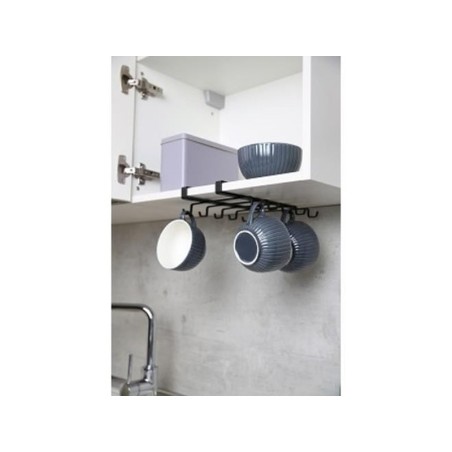 Colgador 10 Tazas Negro