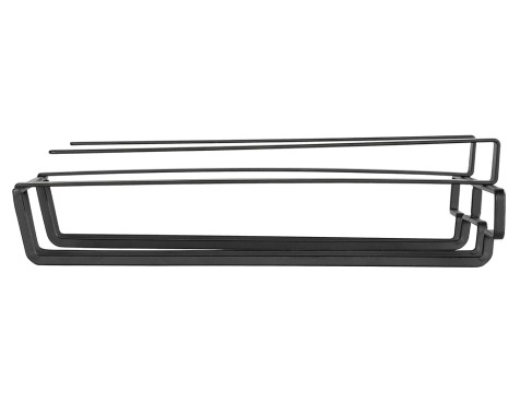 Colgador Interior Armario Cocina 6 Copas Negro