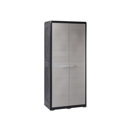 Armario De Resina Elegance Xl Estantes Gris