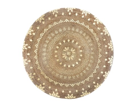 Catifa Jute Rodona Gold Shine