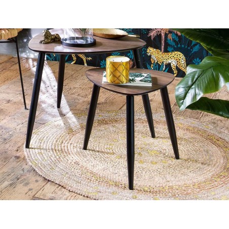 Catifa Jute Rodona Gold Shine