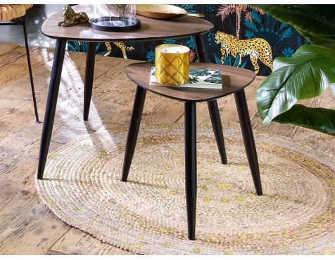 Catifa Jute Rodona Gold Shine