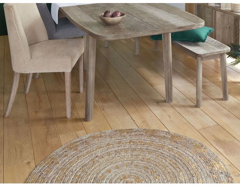 Catifa Jute Rodona Gold Shine