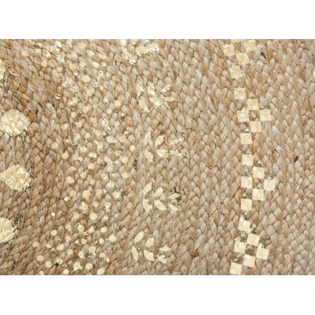 Catifa Jute Rodona Gold Shine