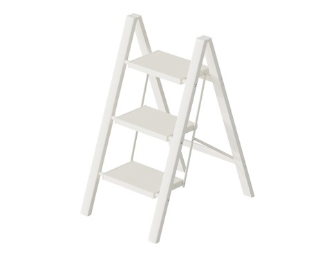 Escala Plegable Alumini Blanc 3 Esglaons