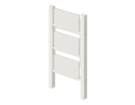 Escala Plegable Alumini Blanc 3 Esglaons