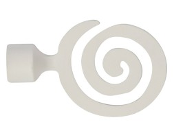 Terminal Cortina Espiral Blanco Loft