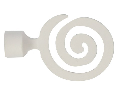 Terminal Cortina Espiral Blanc Loft