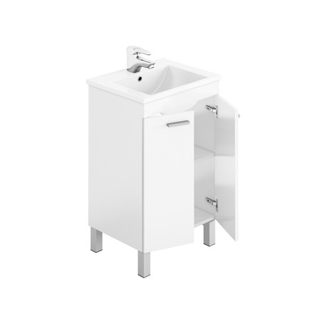 Moble De Bany Koncept Blanc Amb Mirall I Lavabo