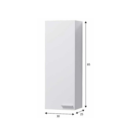 Columna Baño Suspendida 1 Puerta Blanca
