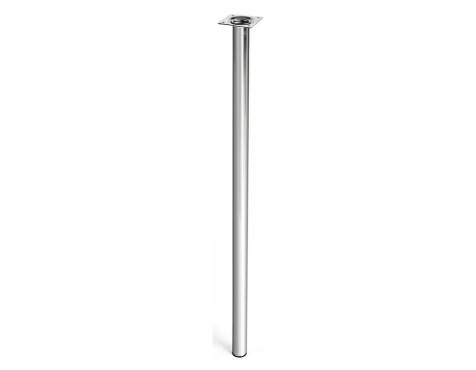 Pota Taula Acer Rodona Crom Ø30X700Mm