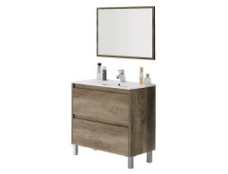 Mueble De Baño Dakota Con Espejo Y Lavabo