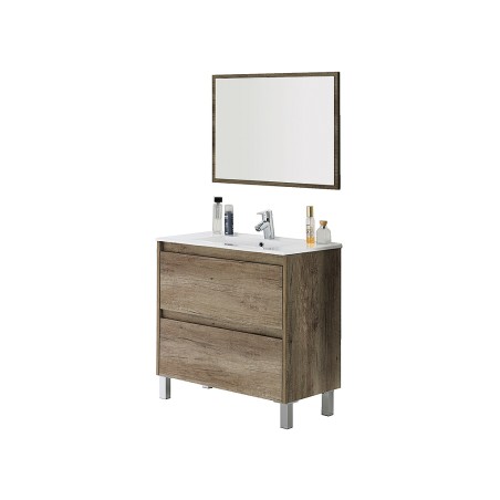 Mueble De Baño Dakota Con Espejo Y Lavabo