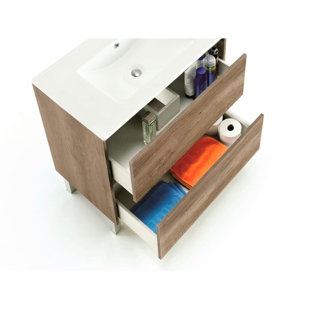 Mueble De Baño Dakota Con Espejo Y Lavabo