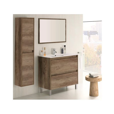Mueble De Baño Dakota Con Espejo Y Lavabo