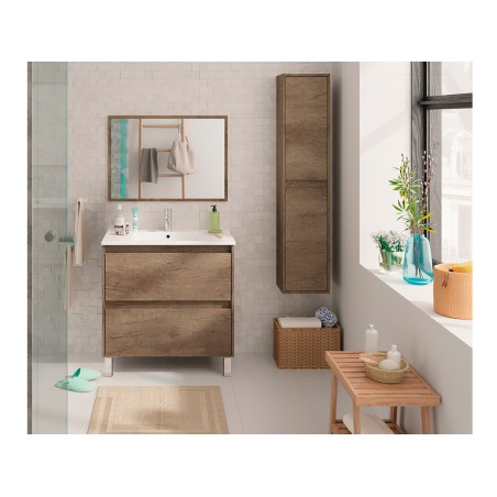 Mueble De Baño Dakota Con Espejo Y Lavabo