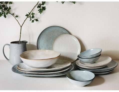 Joc De Plats Plans Flower Blau ø260mm 6un