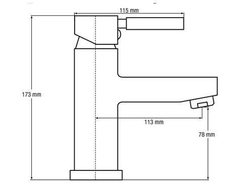 Grifo Lavabo Monomando Lucera