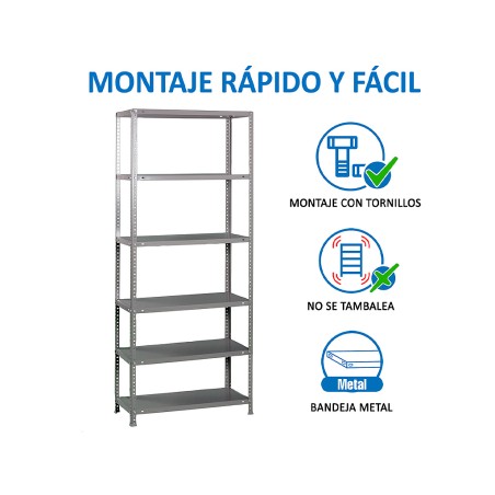 Prestatgeria Metàl·Lica Comfort Gris Simonrack