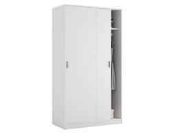 Armario 2 Puertas Correderas Max Blanco