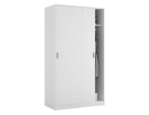 Armario 2 Puertas Correderas Max Blanco