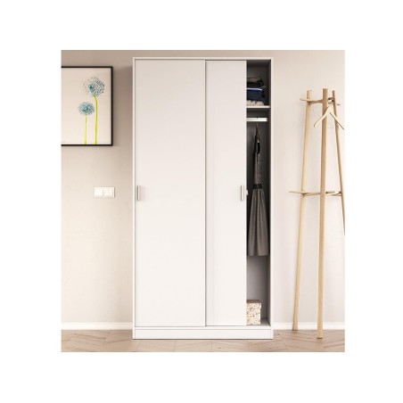 Armario 2 Puertas Correderas Max Blanco