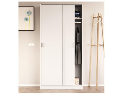 Armario 2 Puertas Correderas Max Blanco