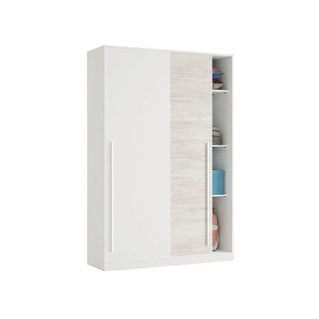 Armario 2 Puertas Correderas Blanco Velho