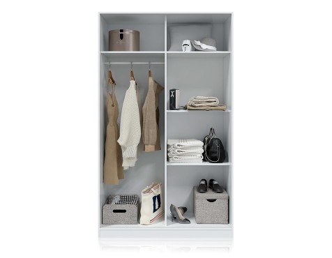 Armario 2 Puertas Correderas Blanco Velho