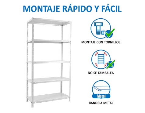 Estantería Metálica Advantage Blanca Simonrack