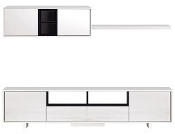 Mueble De Salón Varys Blanco Y Antracita