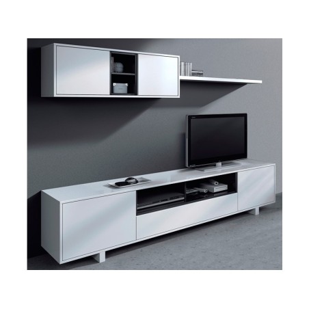 Mueble De Salón Varys Blanco Y Antracita