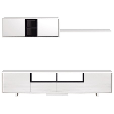 Mueble De Salón Varys Blanco Y Antracita