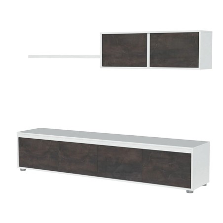 Mueble Salón Home Óxido Blanco Artik