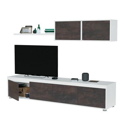 Mueble Salón Home Óxido Blanco Artik