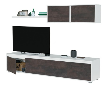 Mueble Salón Home Óxido Blanco Artik