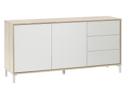 Aparador Urban Plus Roble Canadian Blanco Artik