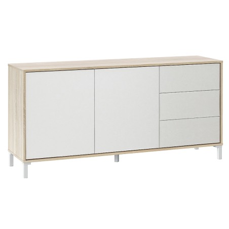 Aparador Urban Plus Roble Canadian Blanco Artik